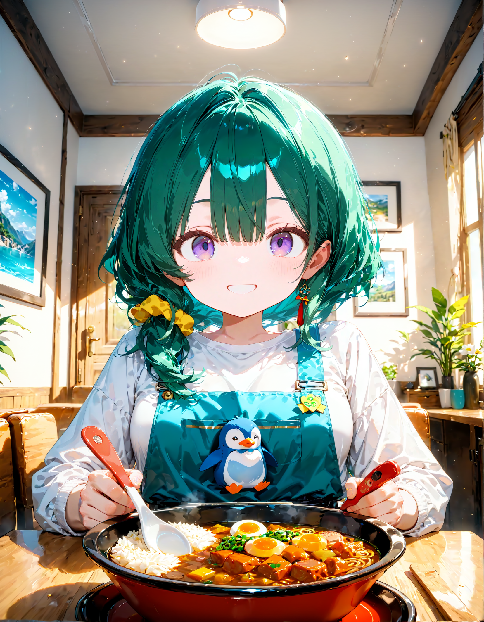 今日は世界ペンギンの日。室蘭カレーラーメンの日 | の人気AIイラスト・グラビア