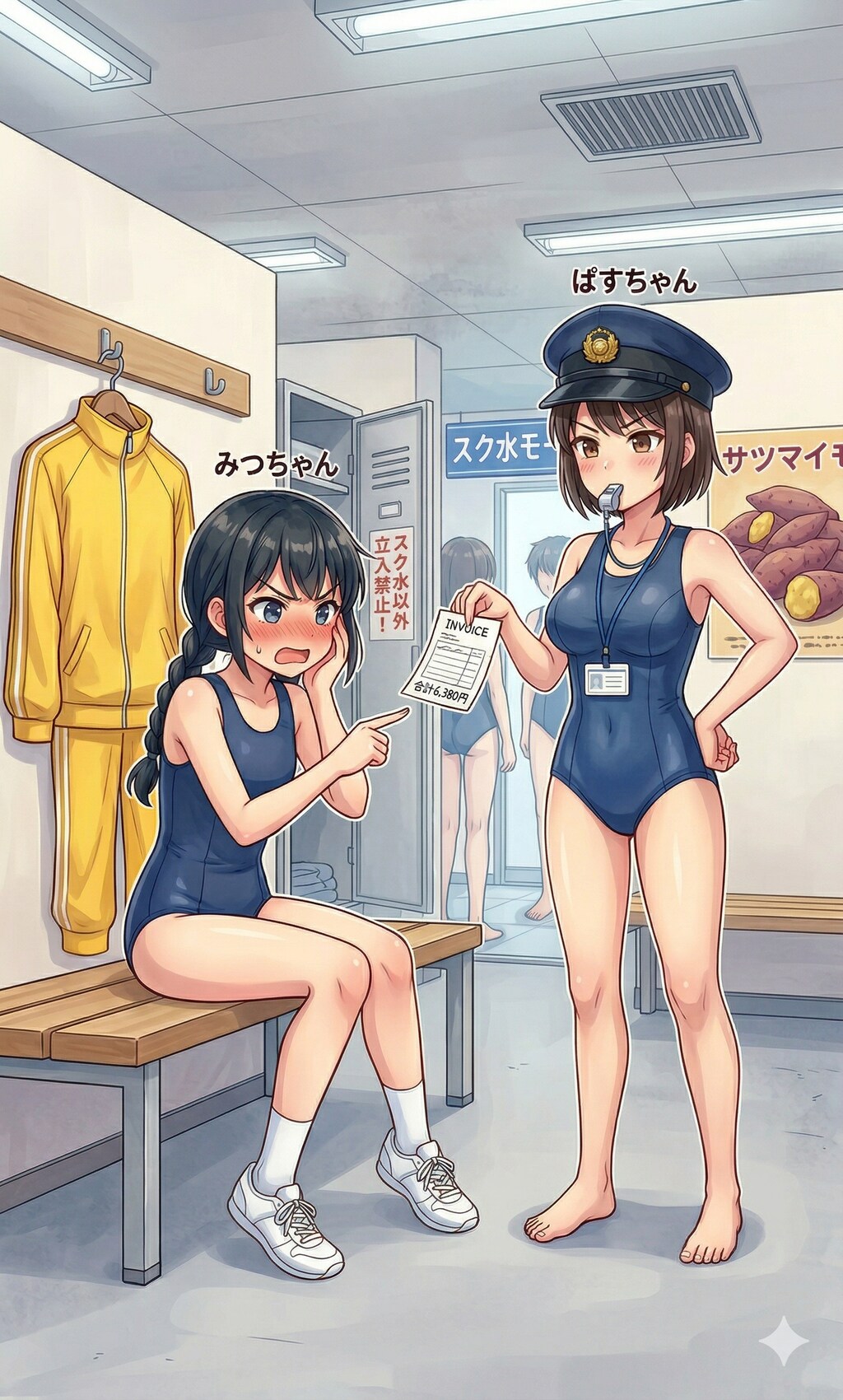 【コント】スク水モールの壁を超えろ！？