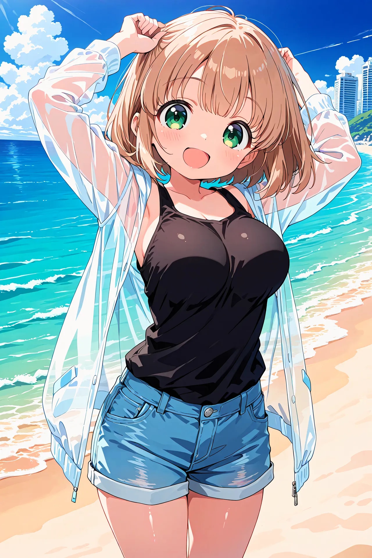 咲岩伊海水浴場
