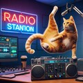 ラジオDJをする猫 7枚目