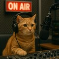 ラジオDJをする猫 3枚目