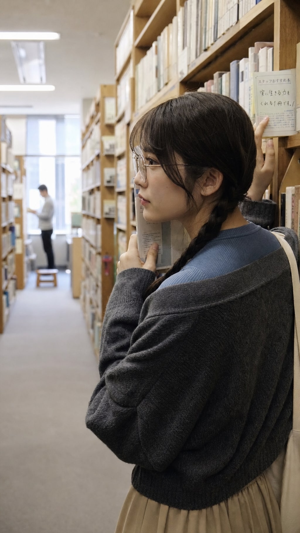 Between the Bookshelves