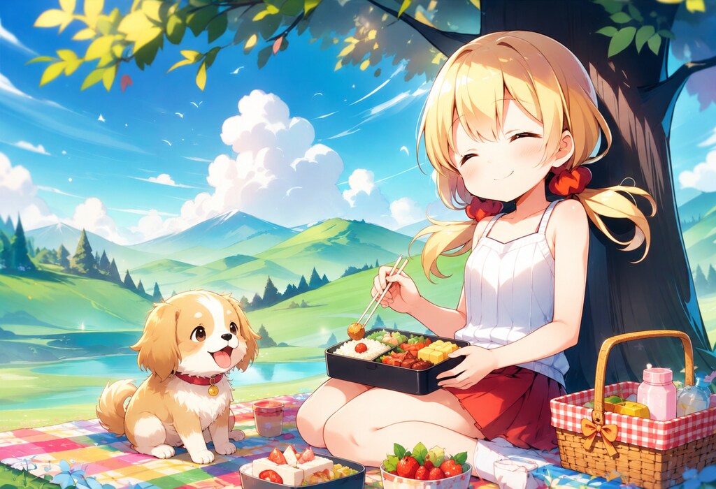 茉莉花ちゃんのピクニック