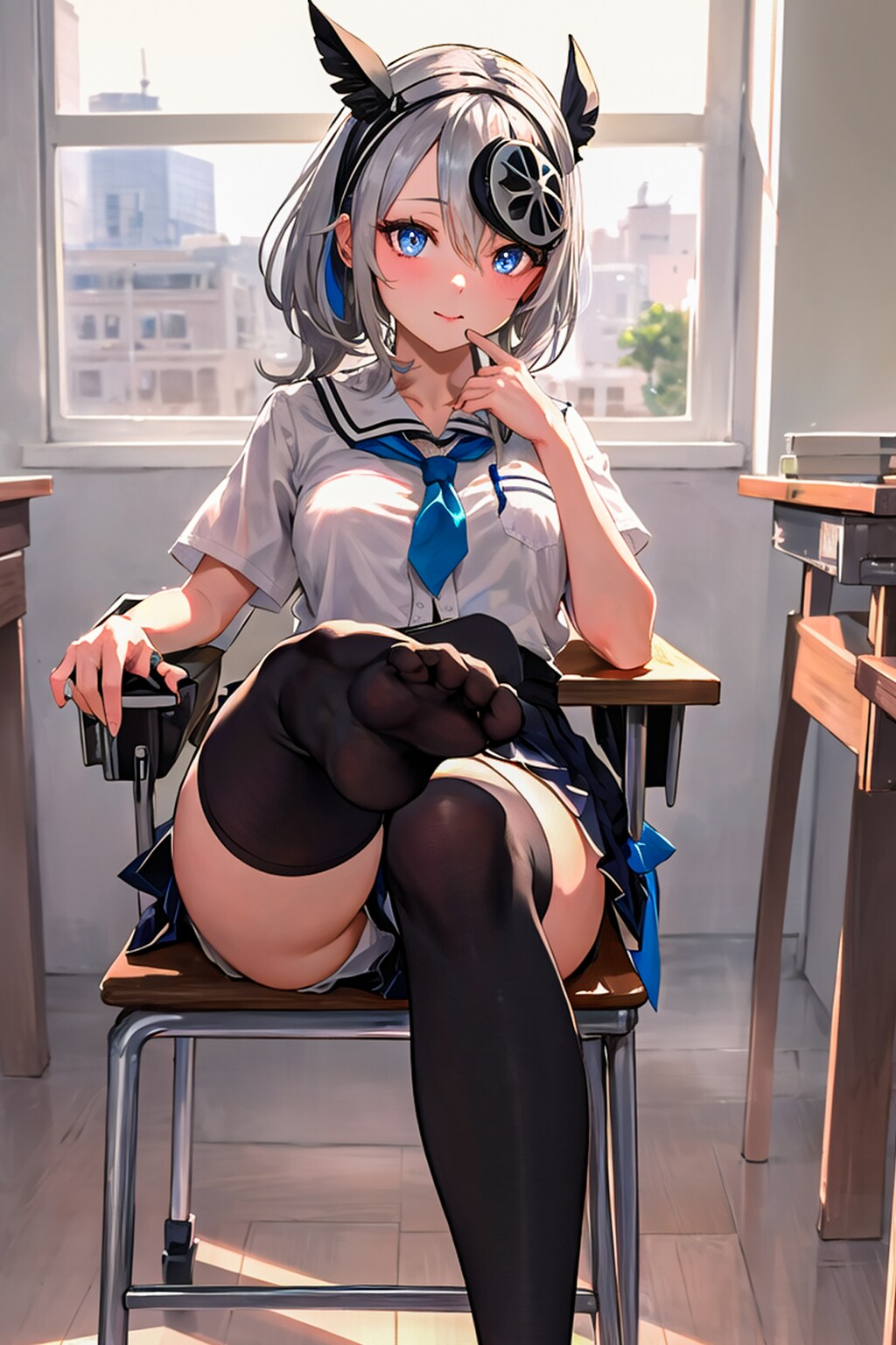 何処を見ているのかな？