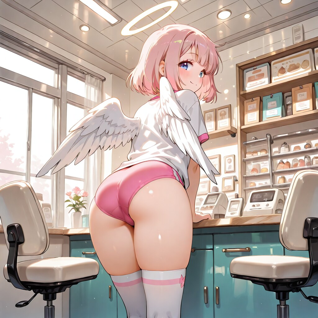 ピンク髪天使さん