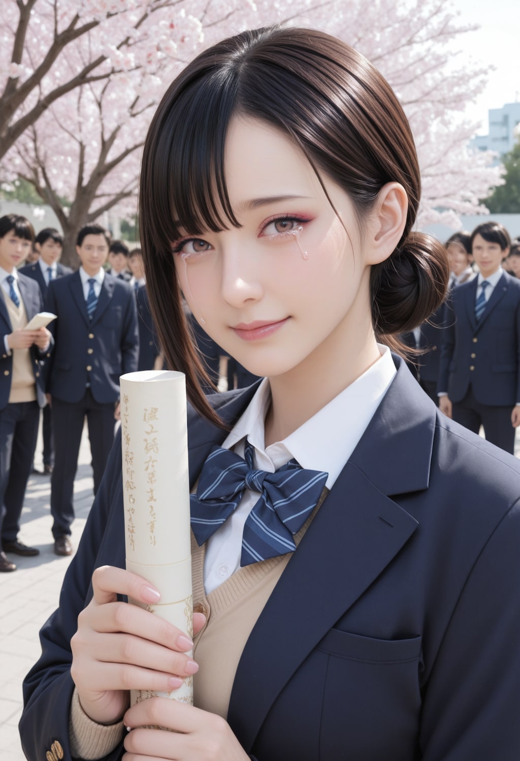 在りし日の卒業式