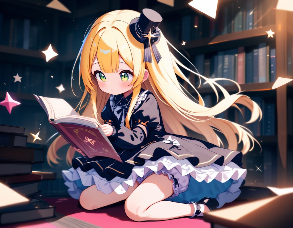 今日のゴスロリ 0719 in 図書館