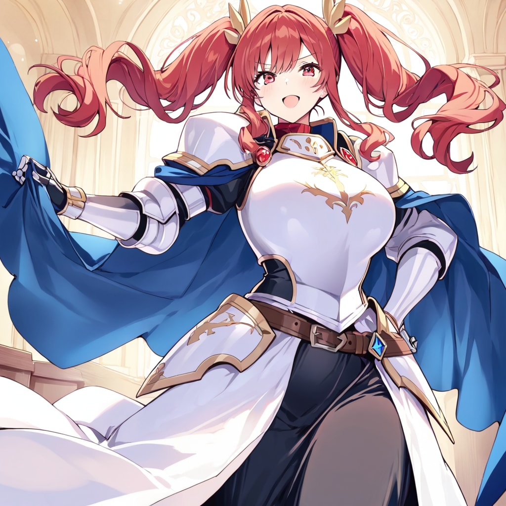 聖騎士風ロングスカート勇者 | の人気AIイラスト・グラビア