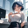 先輩は汗っかき。 4枚目
