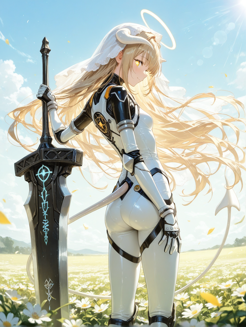 黒き剣と白の悪魔