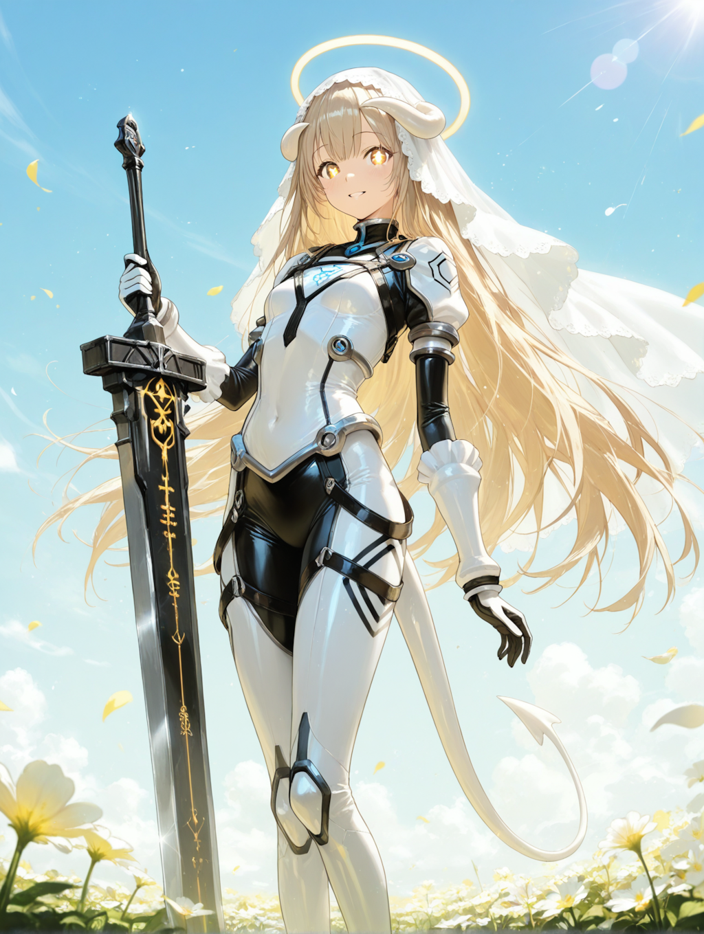 黒き剣と白の悪魔