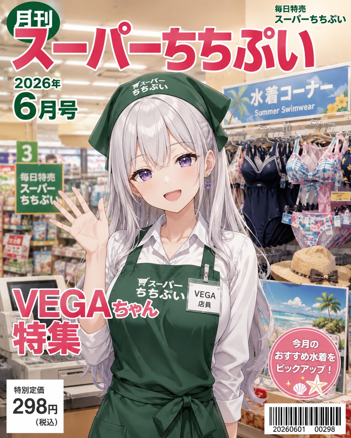 水着VEGAちゃんボツ画像