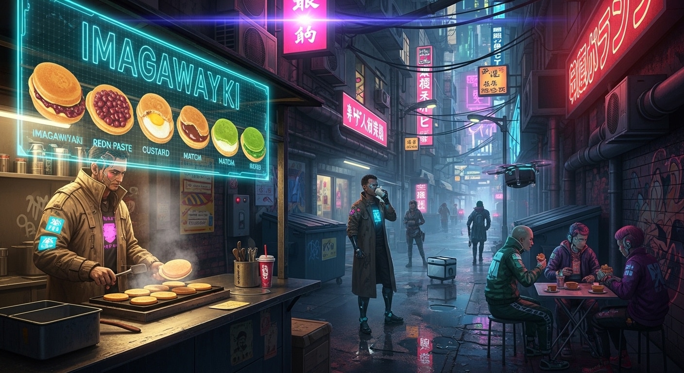 サイバーパンク名菓 | の人気AIイラスト・グラビア