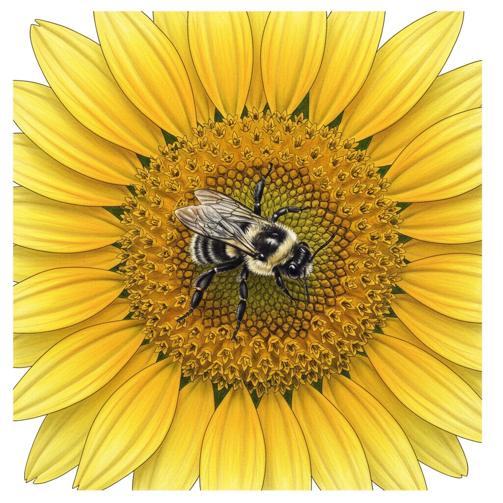 大きなミツバチ