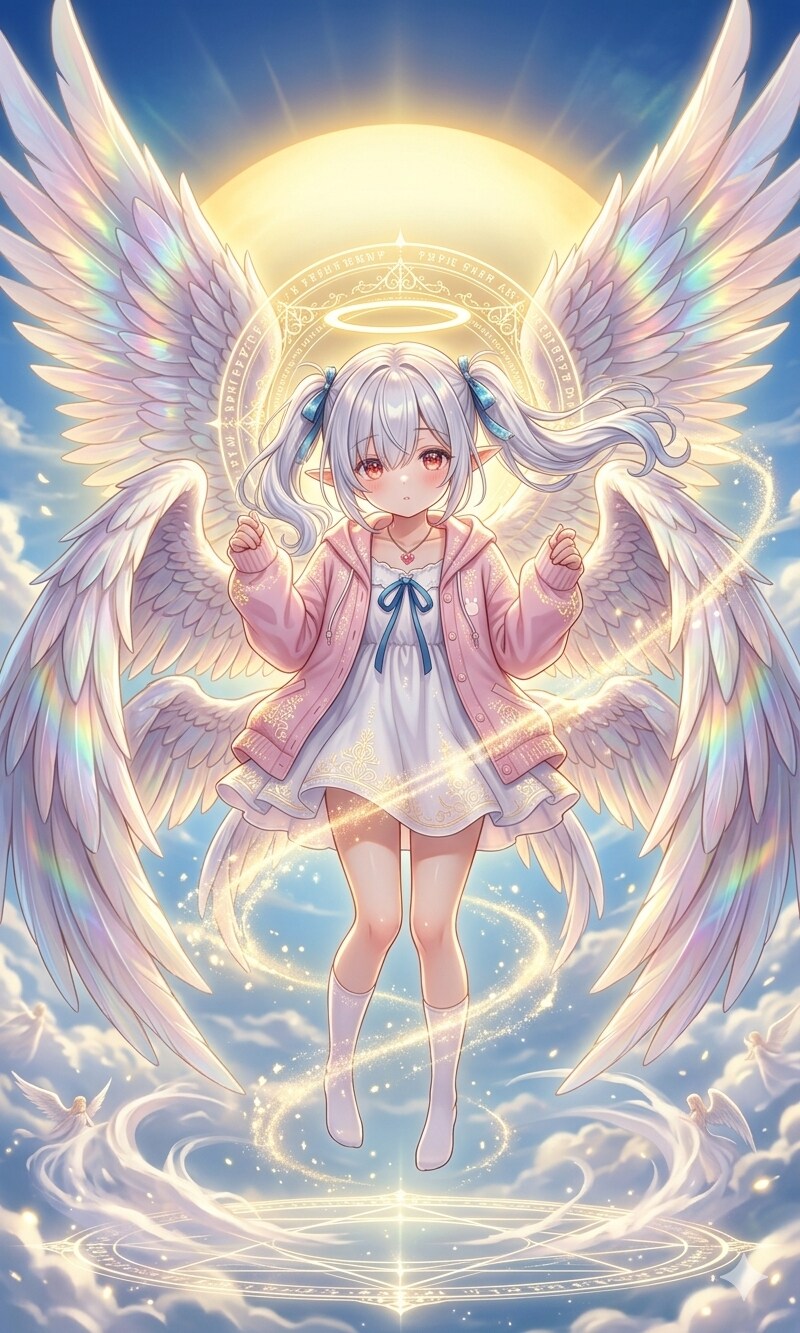 ダイナミックエンジェルになったシロネさん | の人気AIイラスト・グラビア