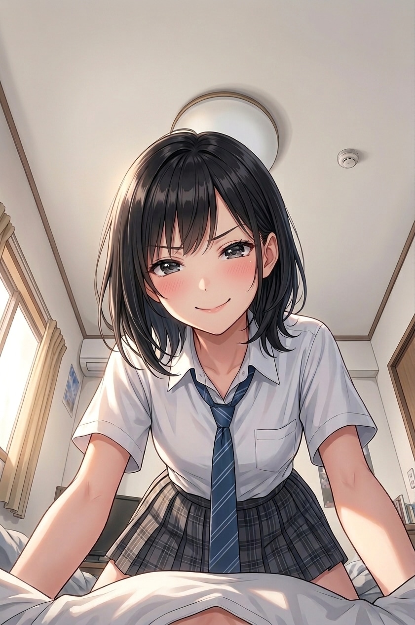 【アスカ】幼馴染を起こしにきて何か企んでいる