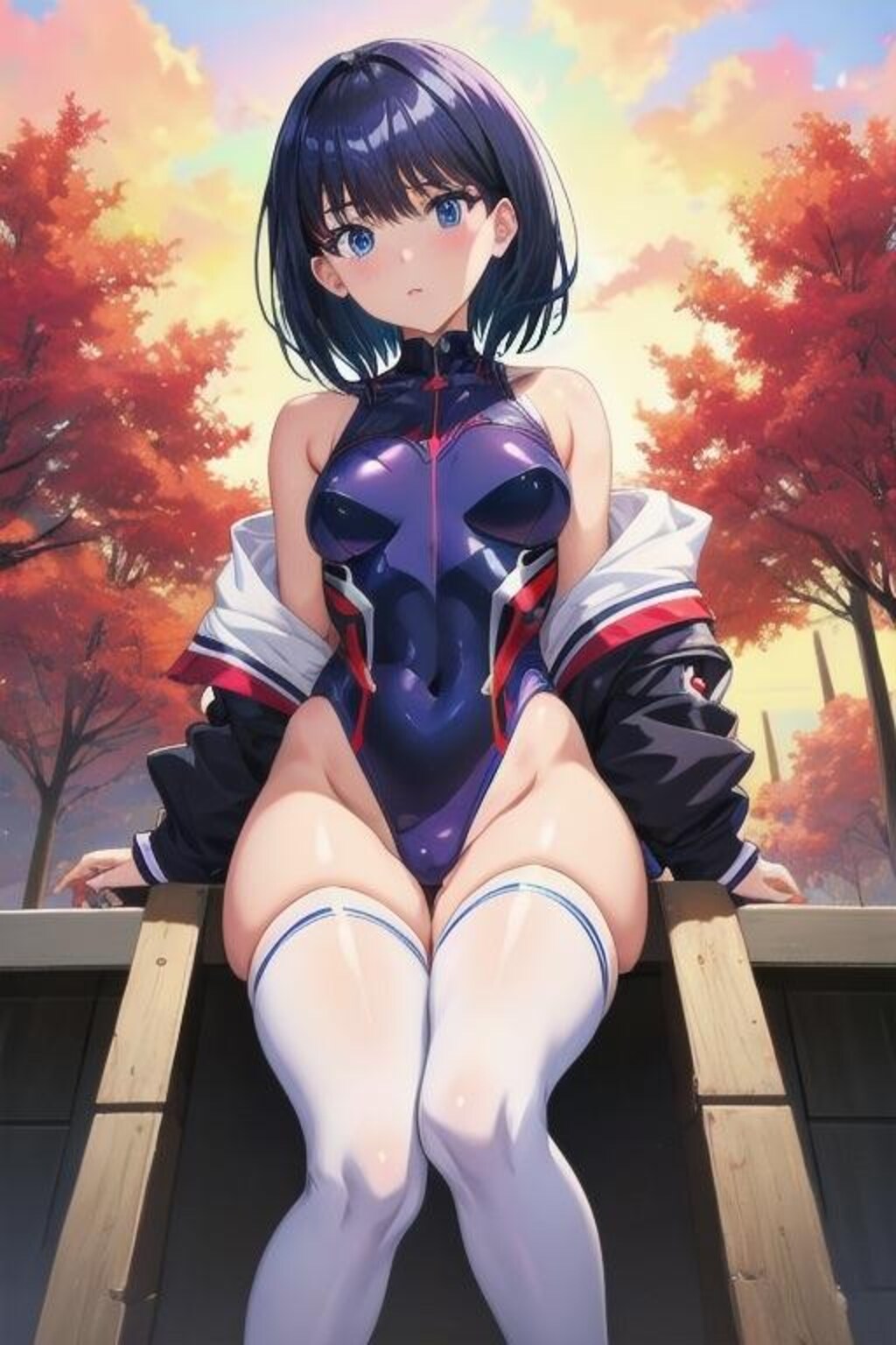 SE_V4_Bで生成したぴっちりスーツ六花ちゃん