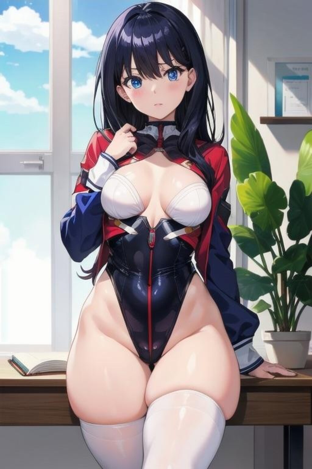 SE_V4_Bで生成したぴっちりスーツ六花ちゃん
