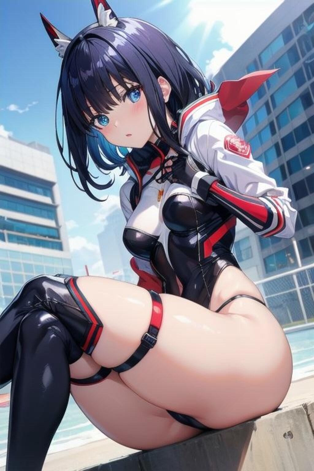 SE_V4_Bで生成したぴっちりスーツ六花ちゃん