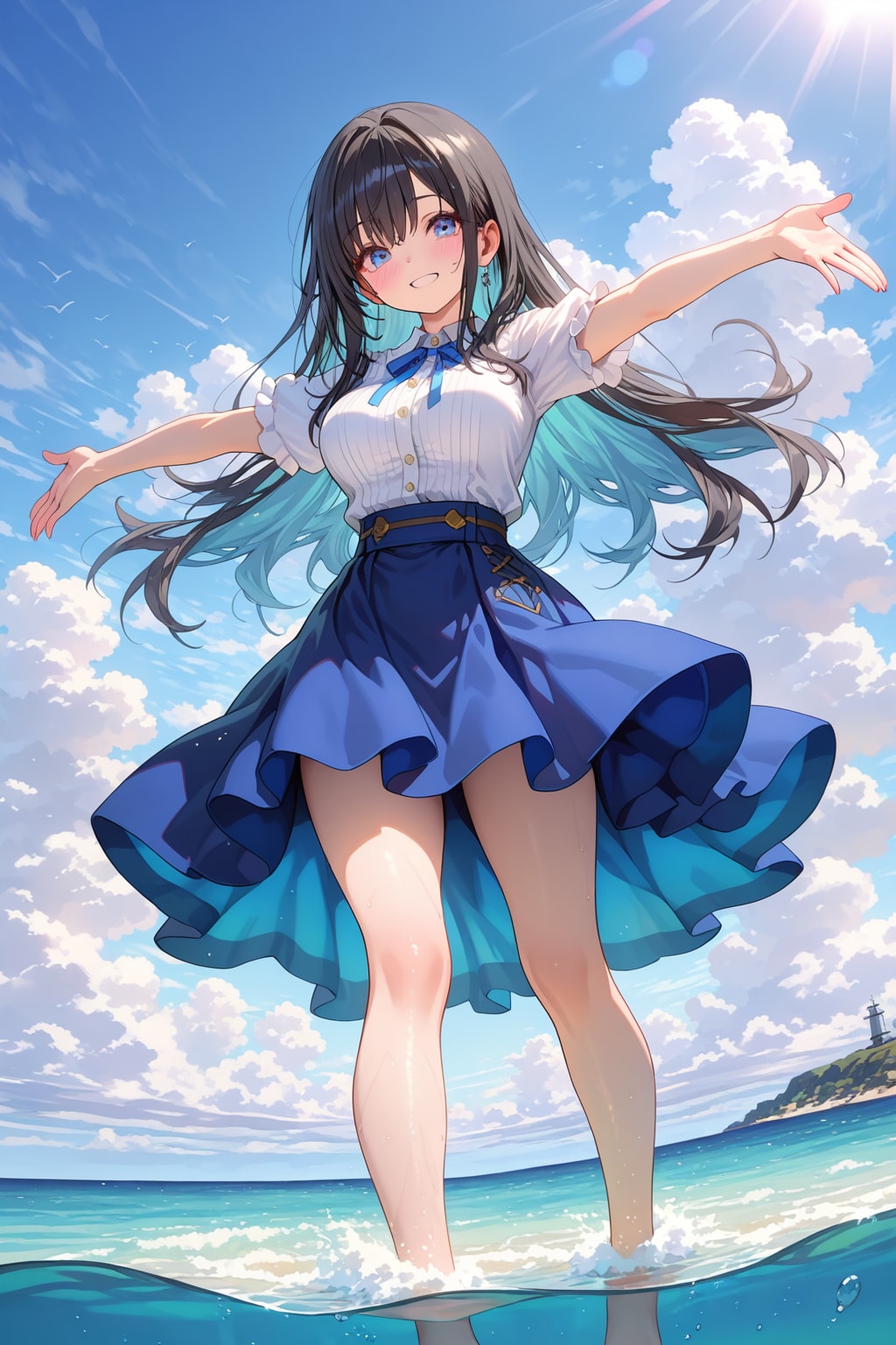 少し冷たいけど気持ちいいよ〜