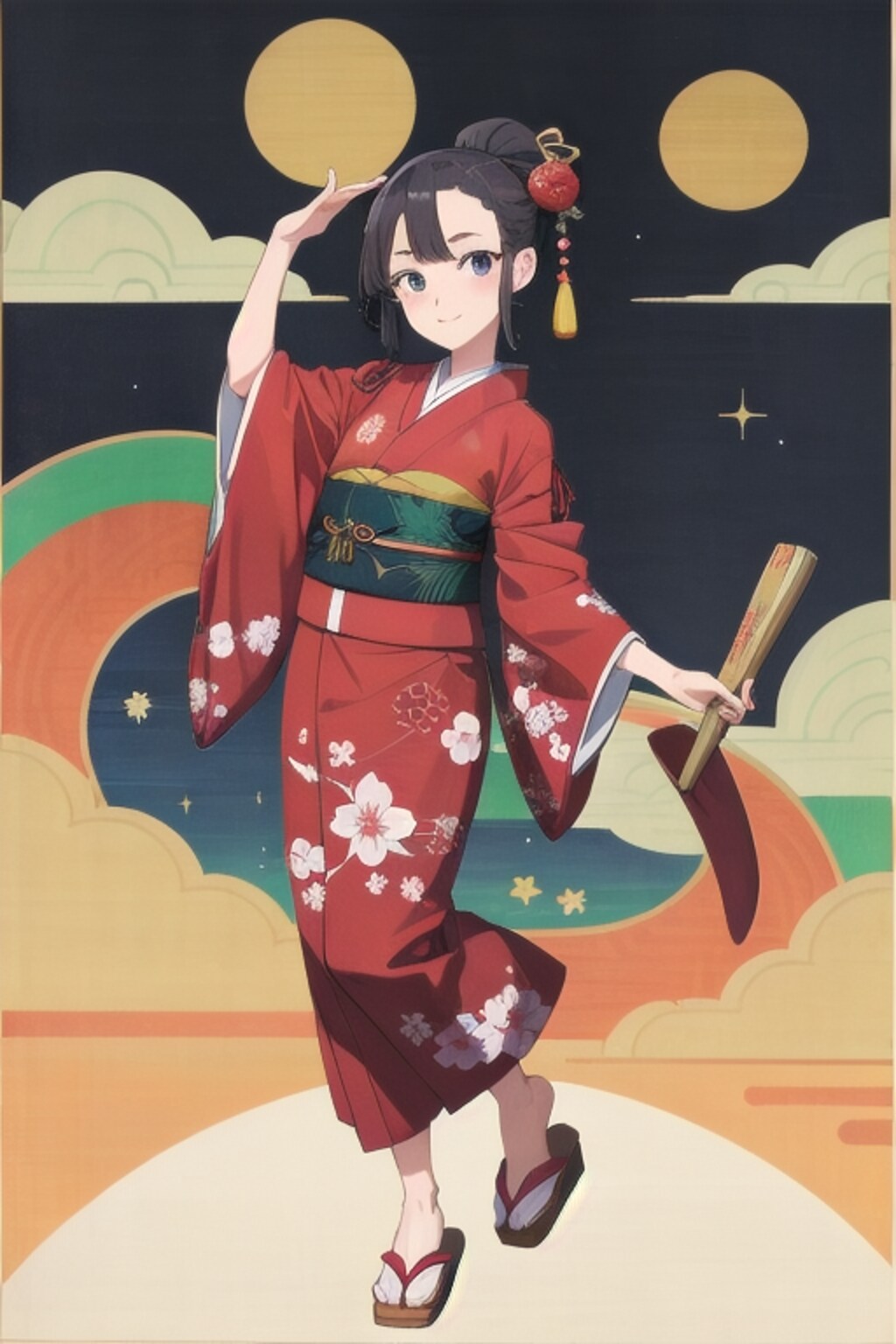 怪談話のお姉さん『二つの月はご存じ？』