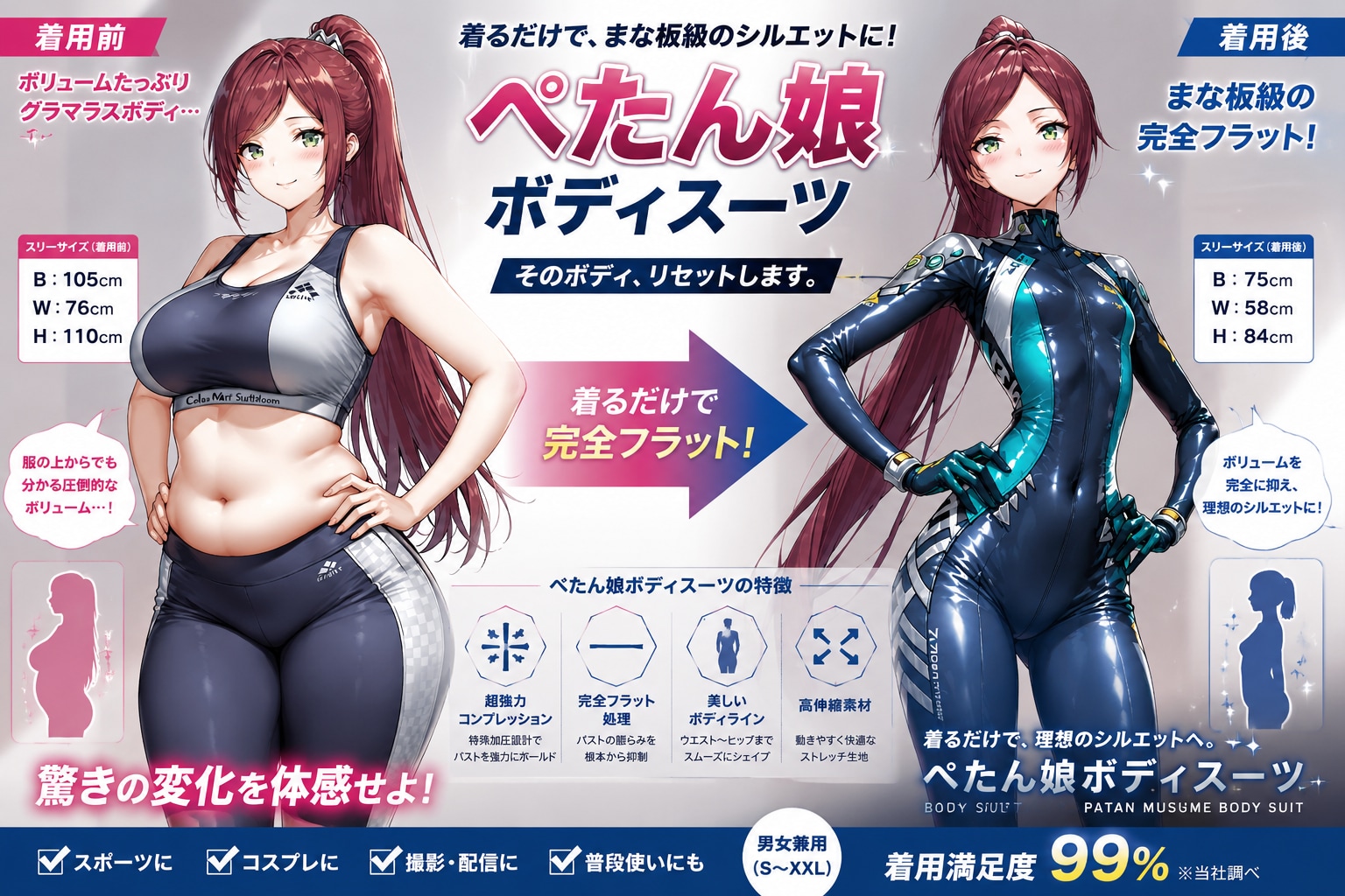 ぺたん娘スーツ