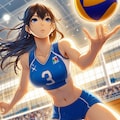バレーボール女子3(ImageCreator) 6枚目