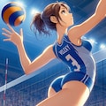 バレーボール女子3(ImageCreator) 2枚目