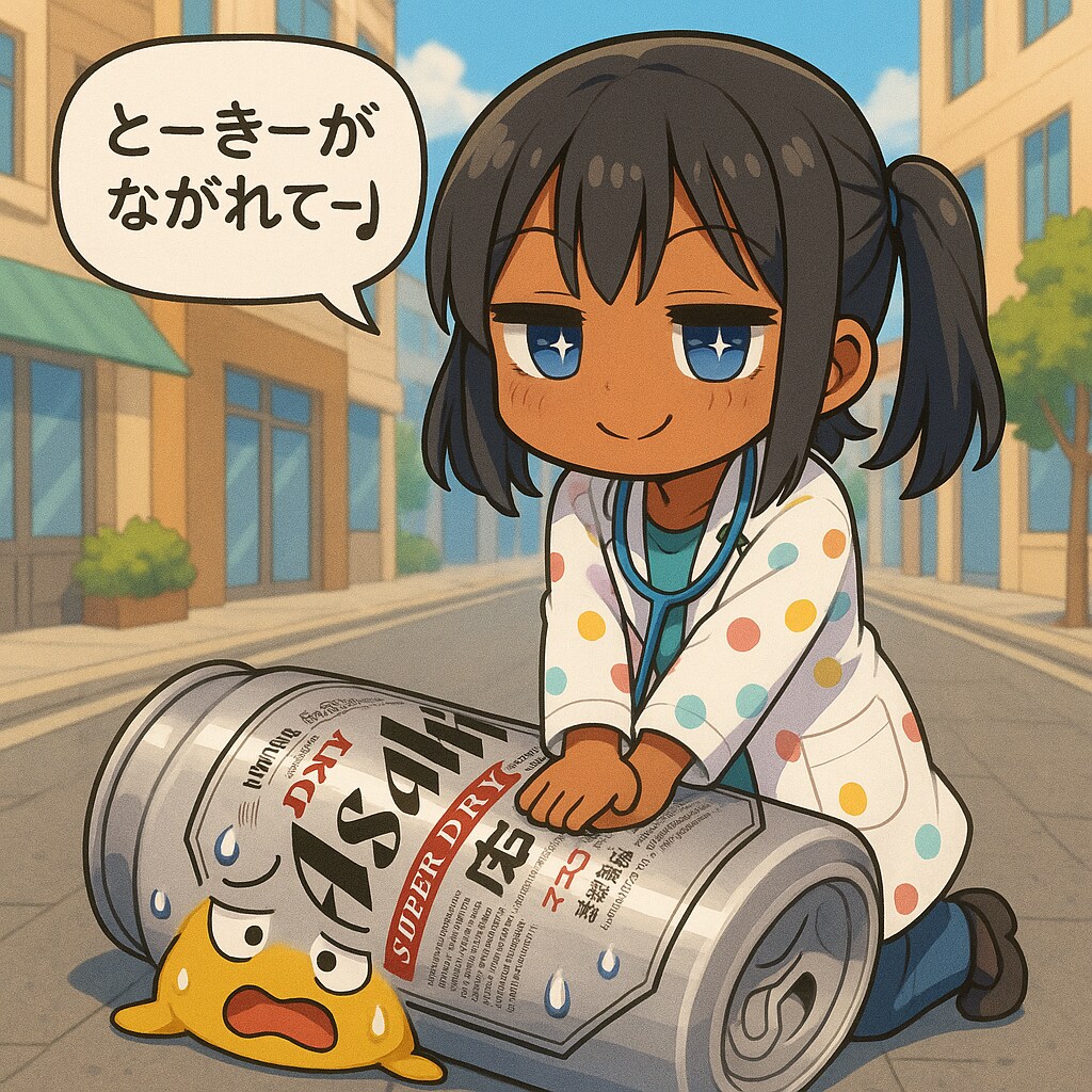 ドラえもんの歌で心臓マッサージをするこなつちゃん