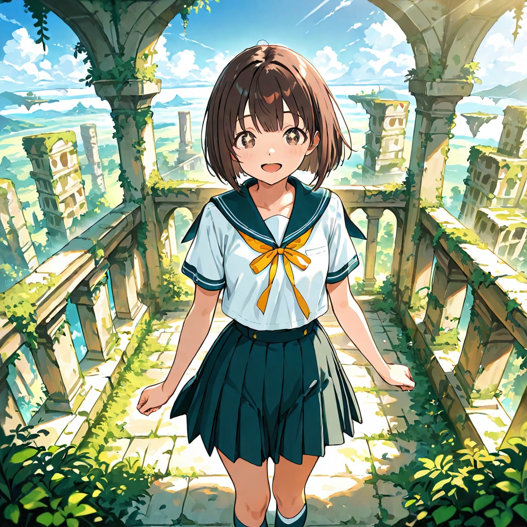 空中庭園 | の人気AIイラスト・グラビア