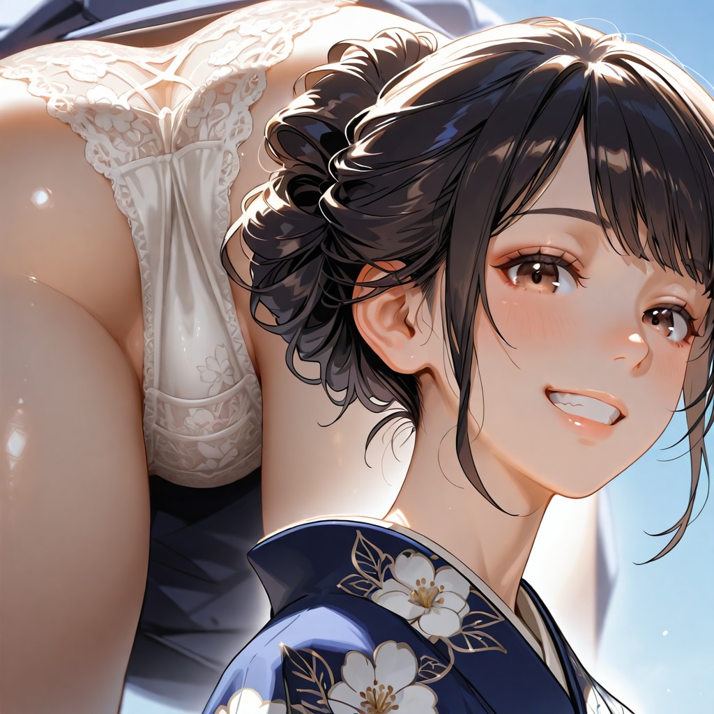 笑顔の乙女