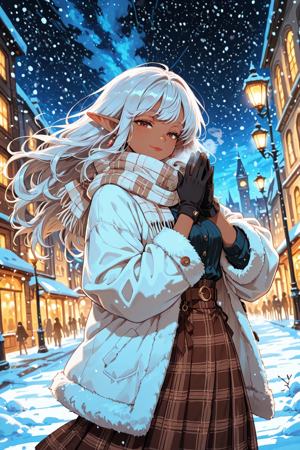 冬の1日とうちのダークエルフさん