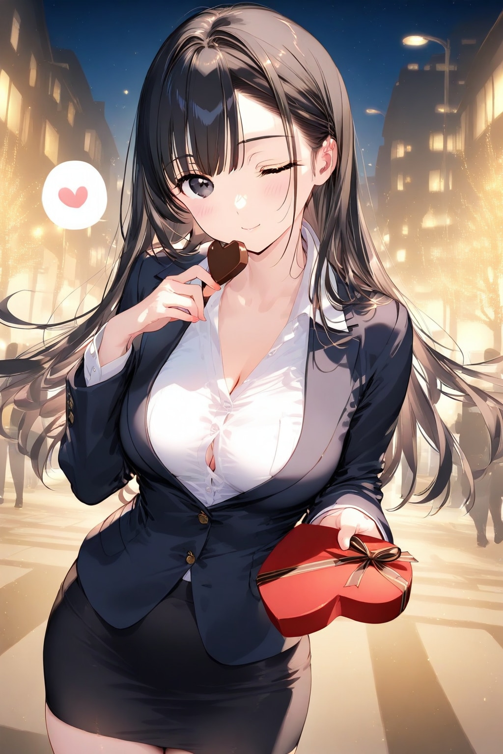 会社で渡すの禁止だから笑