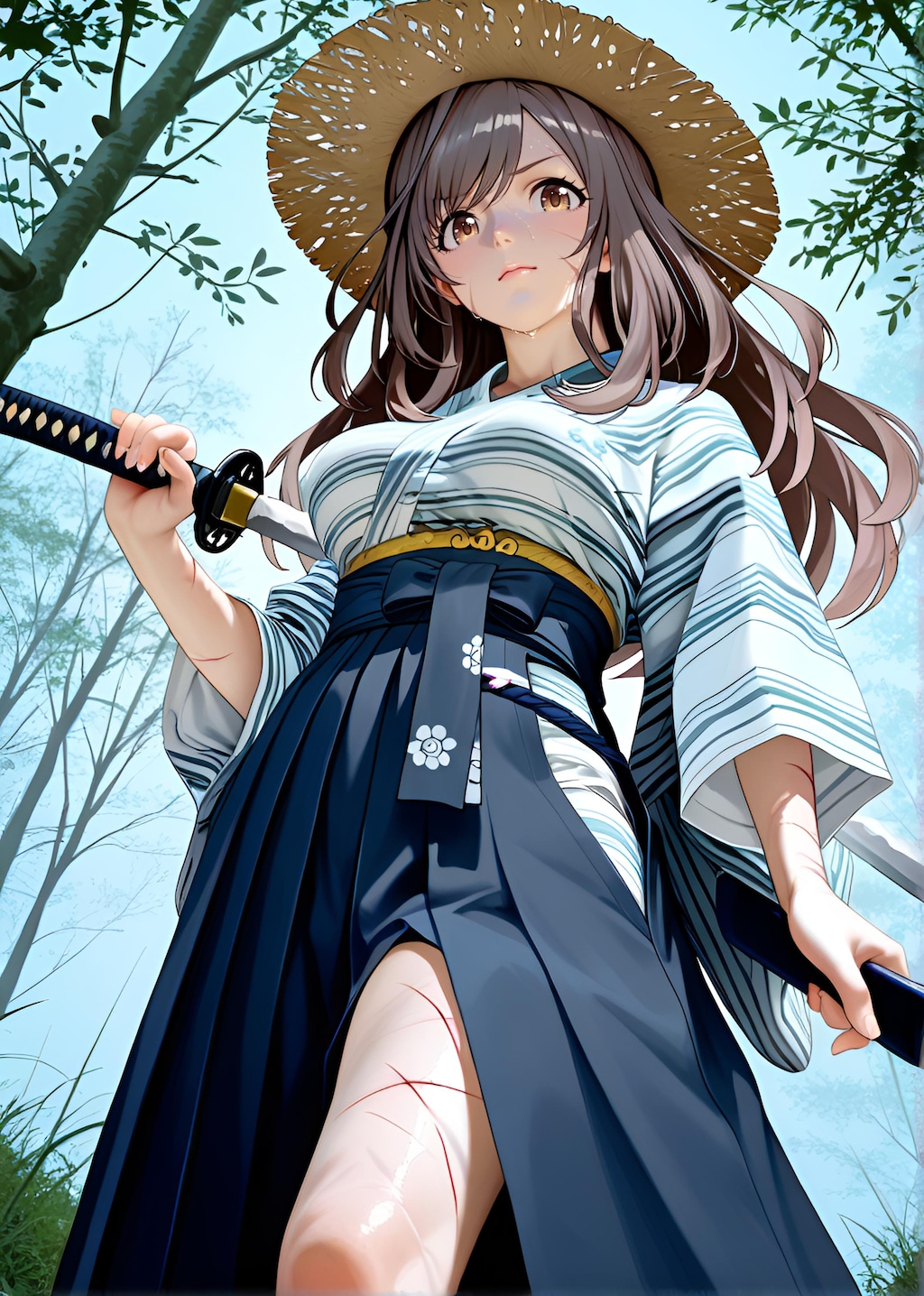 朝比奈月愛（AsahinaKagura）帯刀