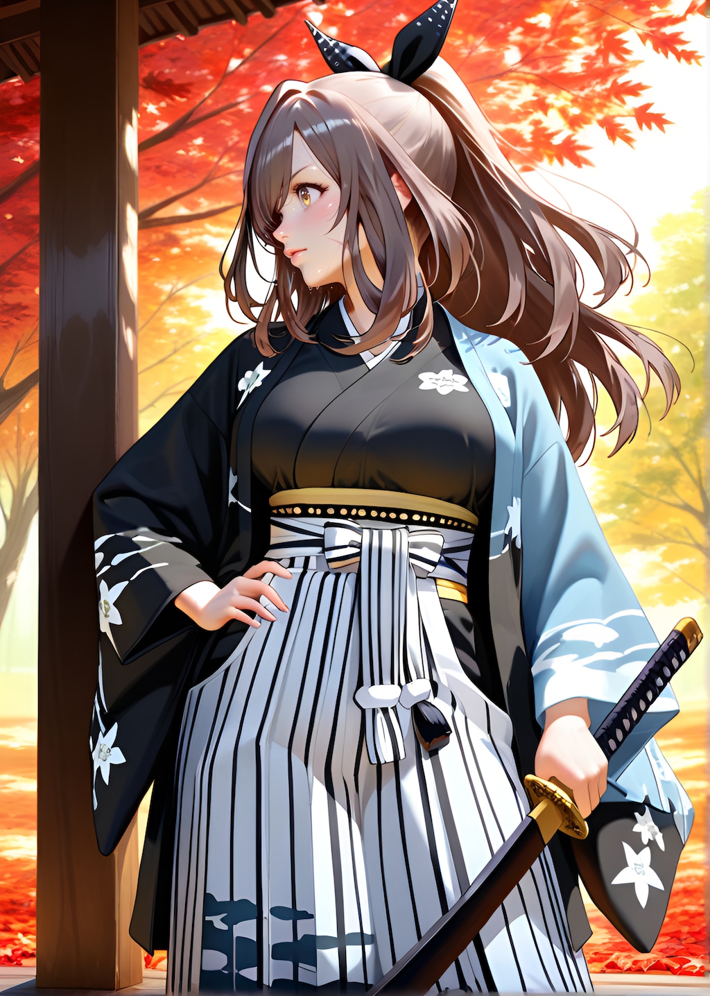 朝比奈月愛（AsahinaKagura）帯刀