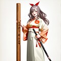 朝比奈月愛（AsahinaKagura）帯刀 11枚目