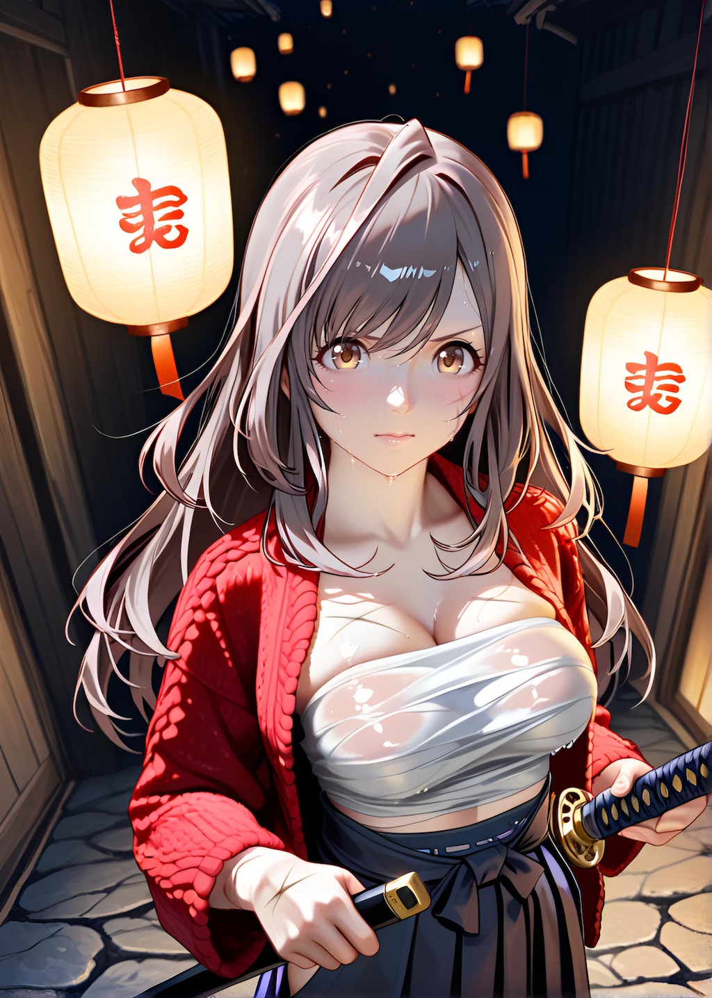 朝比奈月愛（AsahinaKagura）帯刀