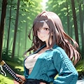 朝比奈月愛（AsahinaKagura）帯刀 3枚目
