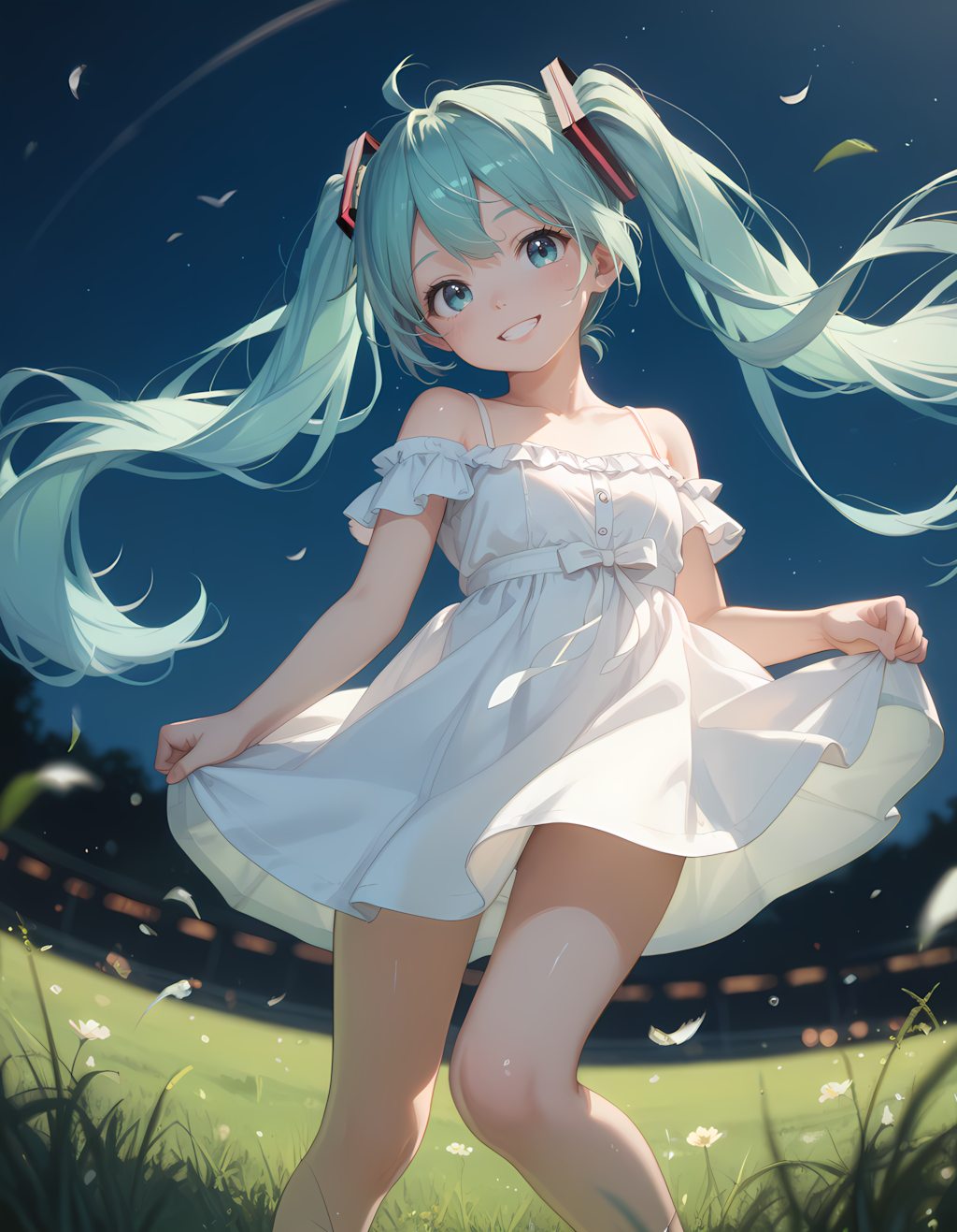 電子の妖精と大草原