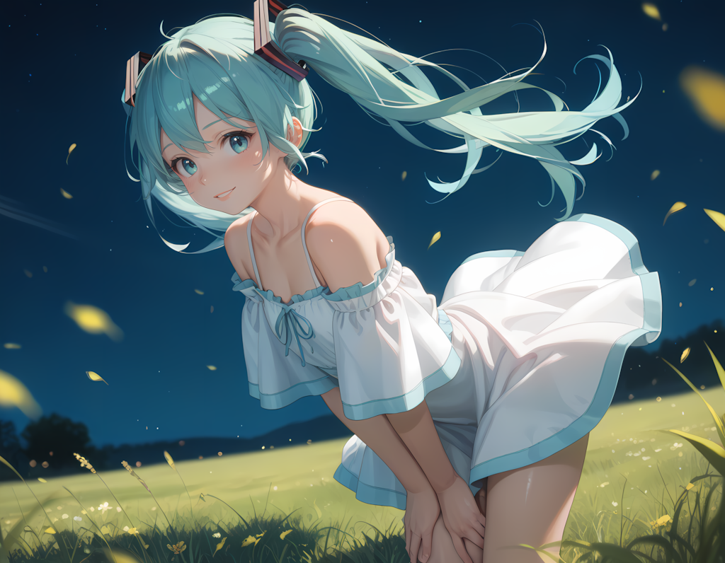 電子の妖精と大草原