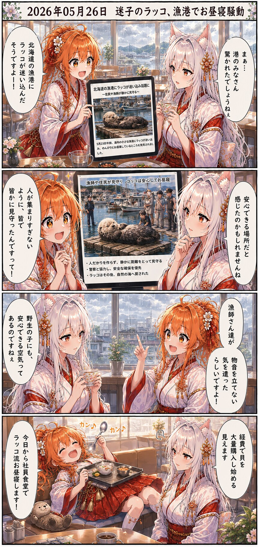 毎日漫画　10時　ほっこりニュース