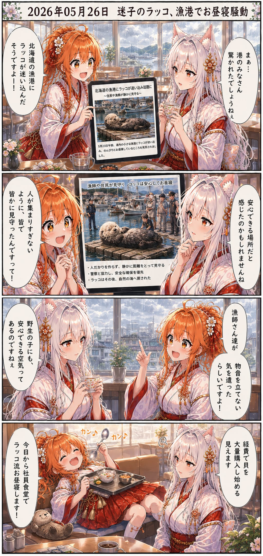 毎日漫画　10時　ほっこりニュース