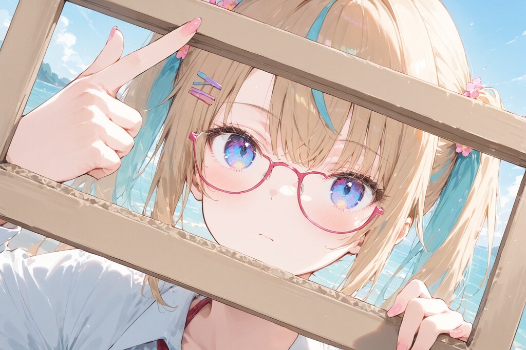 This is a frame made of cardboard