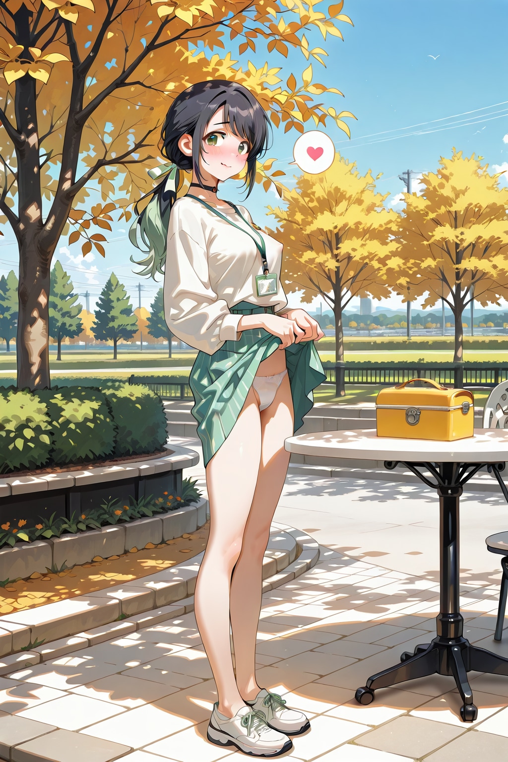 ランチタイムおパンツ🥪☘️仲良しな同僚の坂下さん💻️👩25