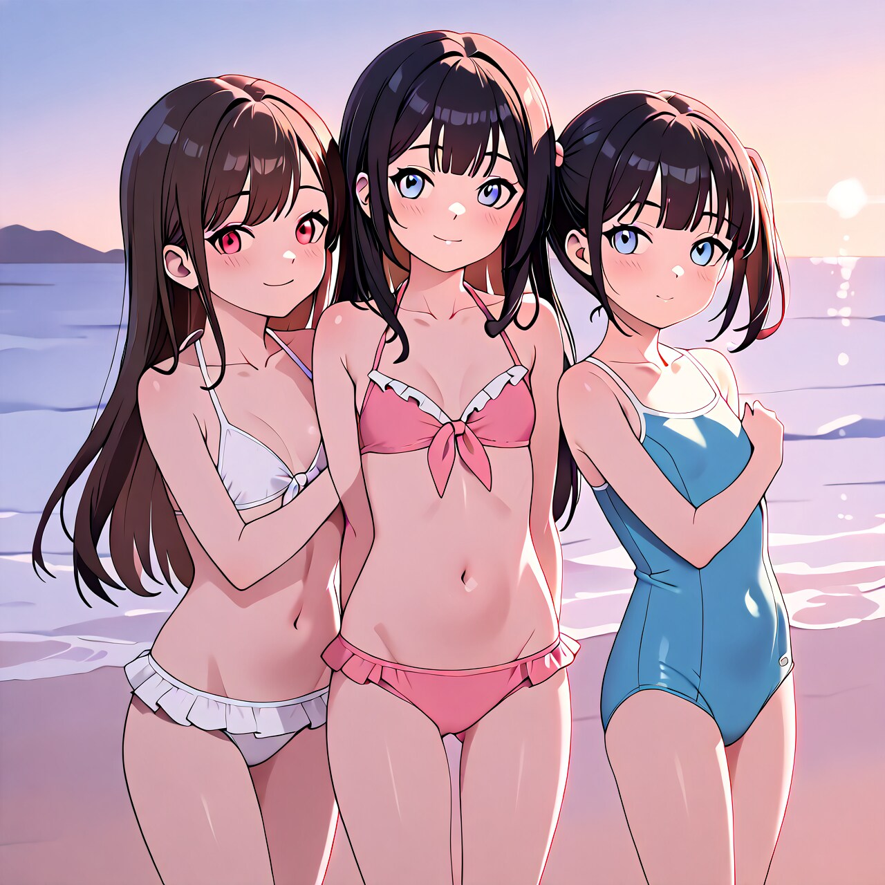 ごぶさたの水着少女達