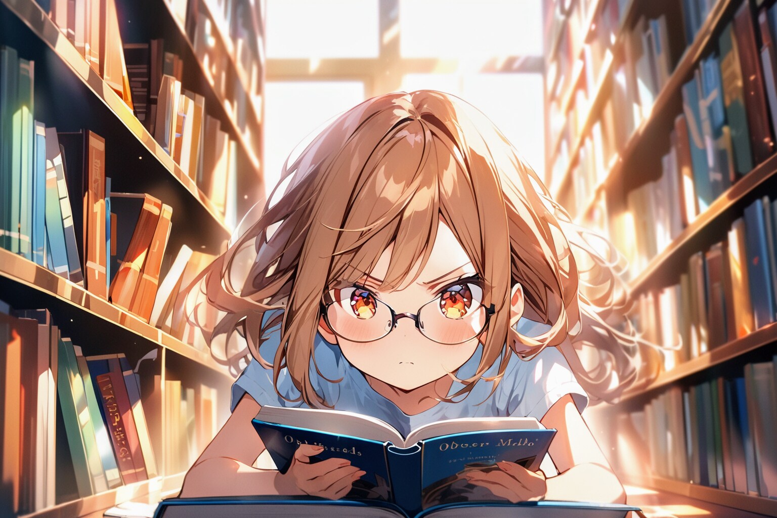 ふむふむ…なるほど！IQ130#VEGAメガネさん👓 | の人気AIイラスト・グラビア