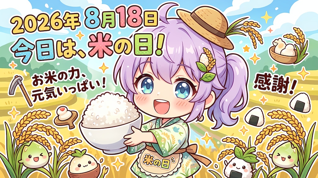 今日は何の日？（20260818固定イベ＋チビお姉単）の生成（ＡI推論不使用）