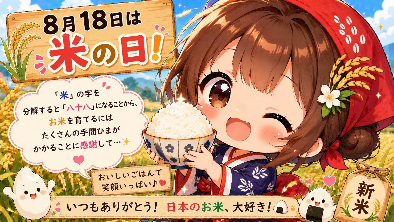 今日は何の日？（20260818固定イベ＋チビお姉単）の生成（ＡI推論不使用） | の人気AIイラスト・グラビア