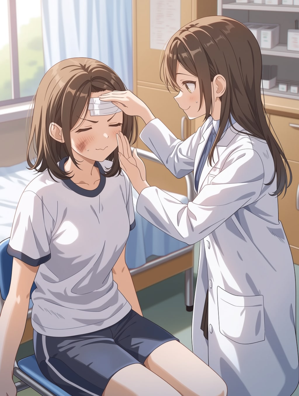 はい、動かないでね