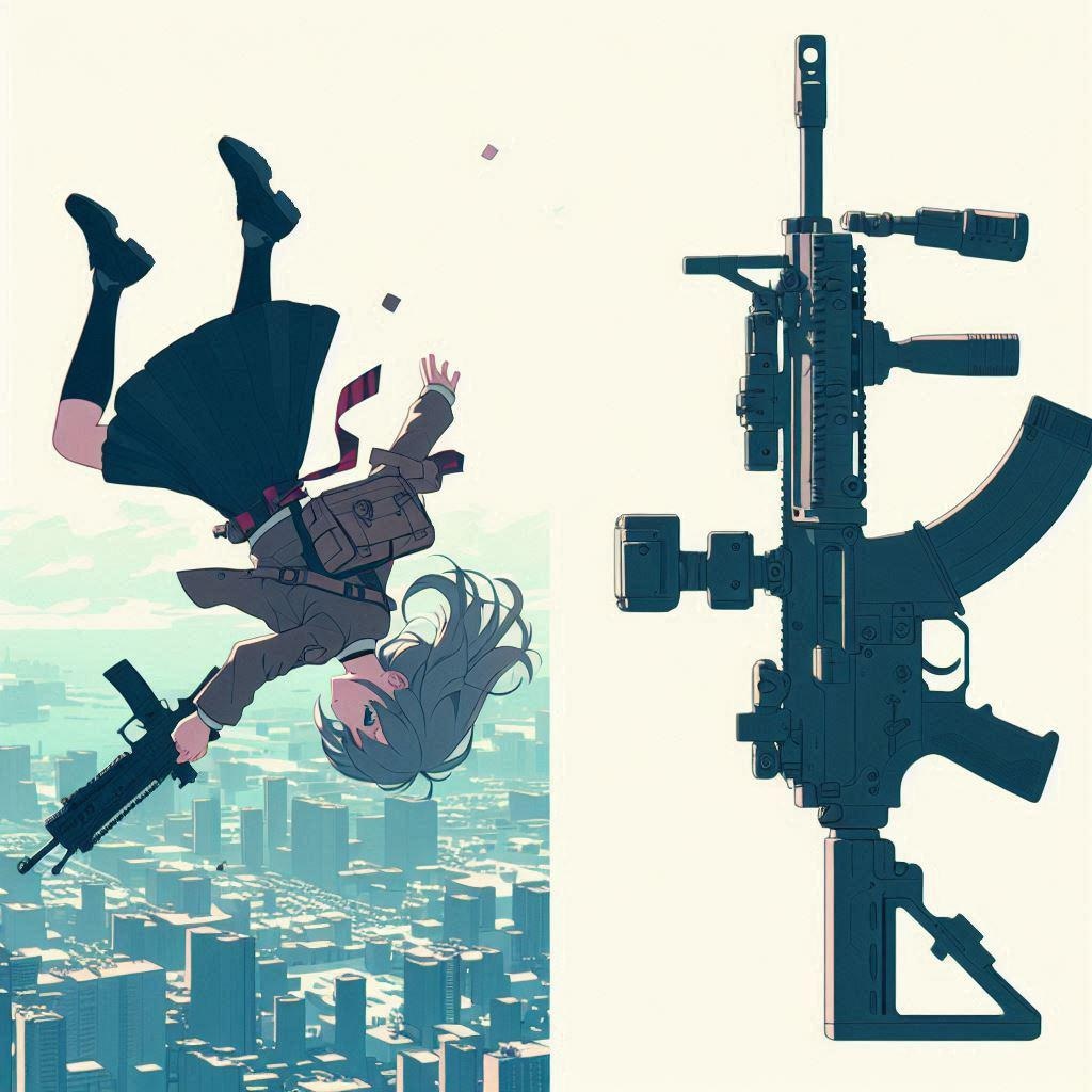 機関銃と少女23